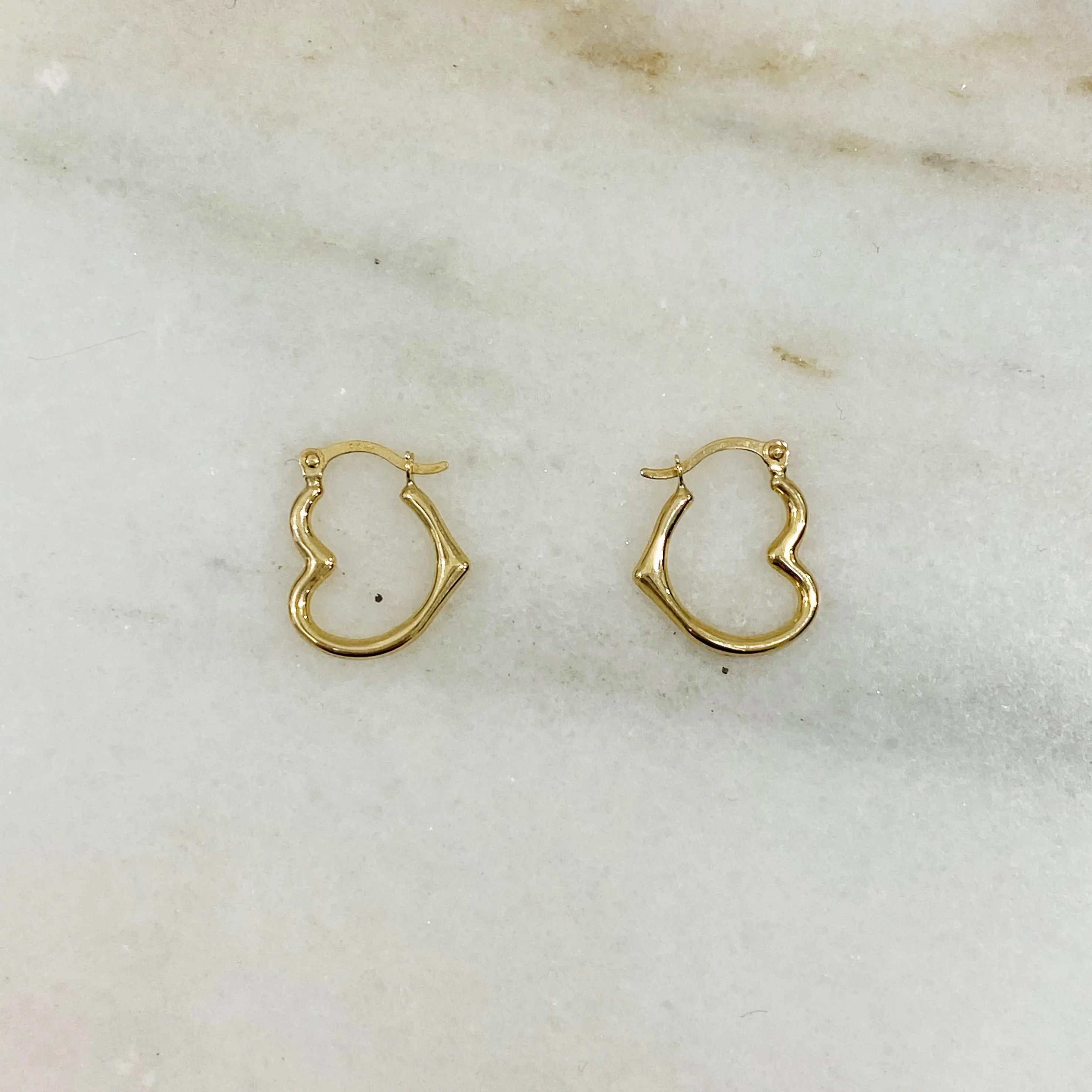 Ruth heart hoops (14k)