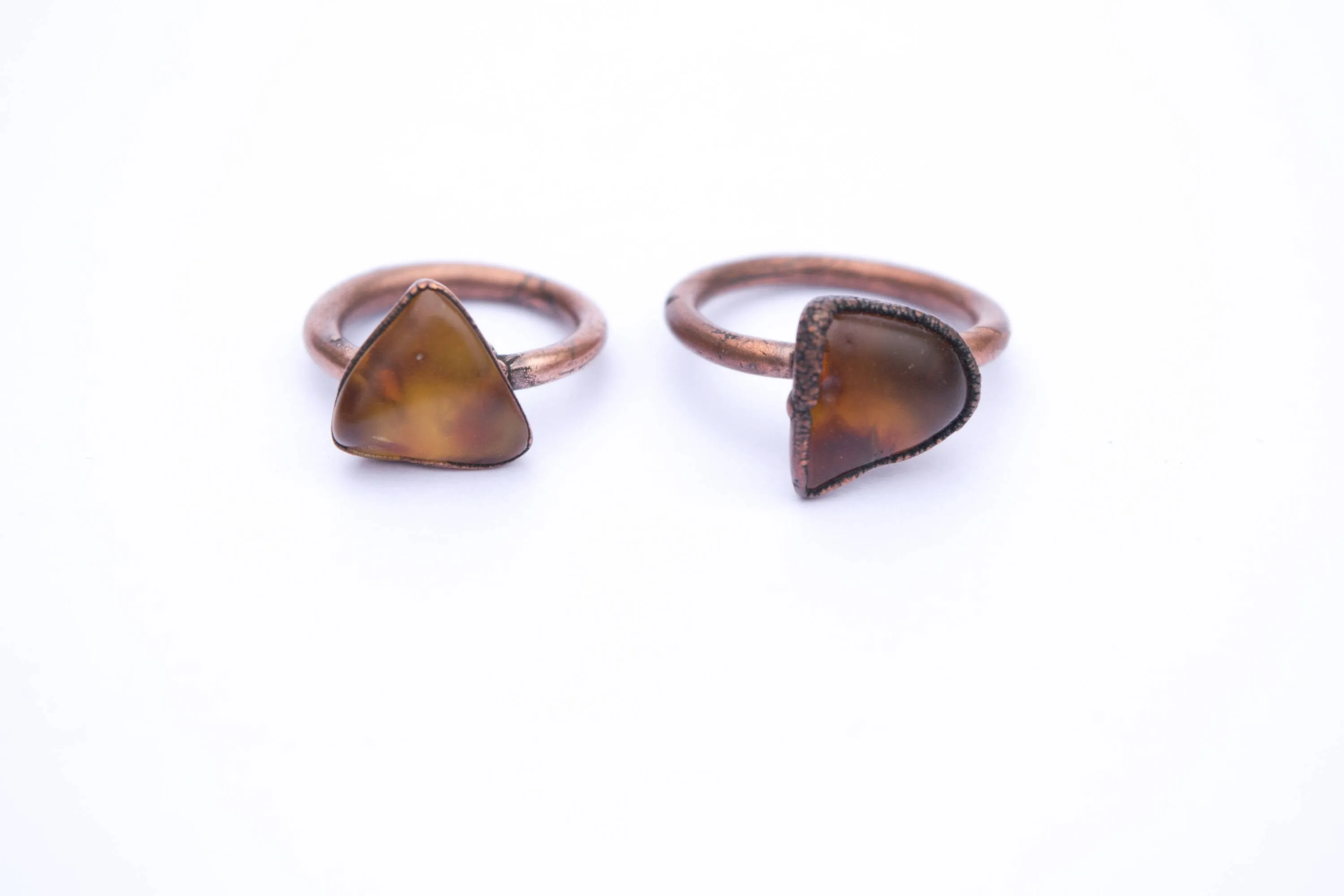 SALE Raw amber ring | Baltic amber ring