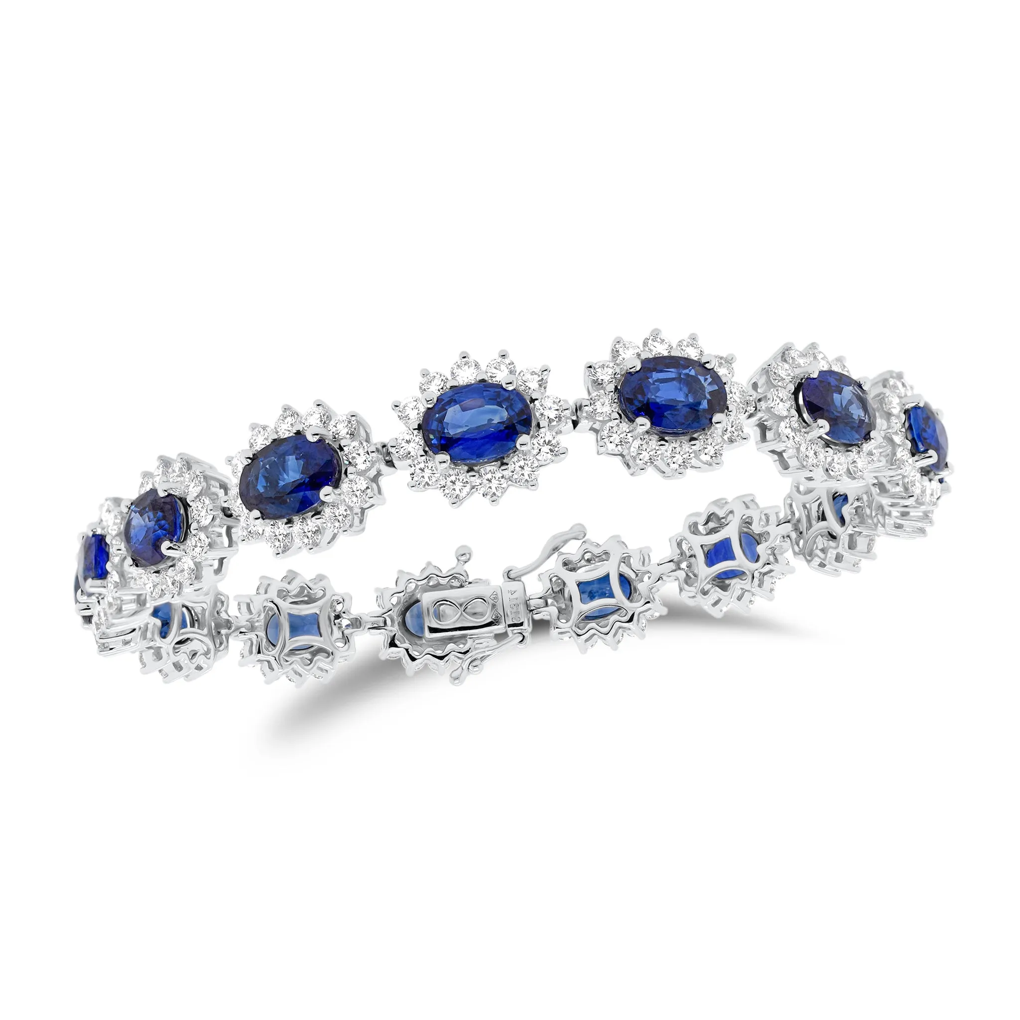 Sapphire & Diamond Wreath Bracelet