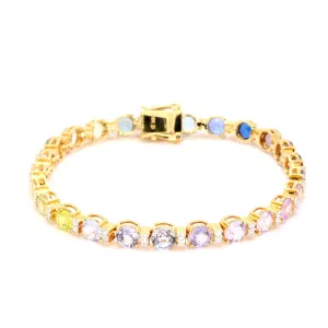 Sapphire and Diamond Tennis Bracelet