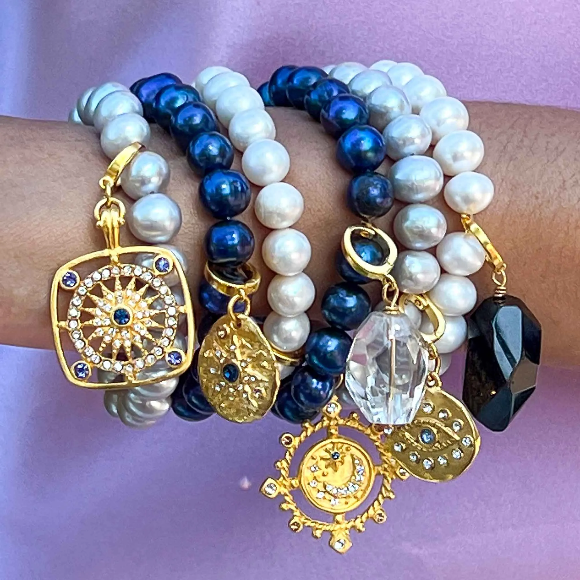 Semi-Precious Clip-On Charms
