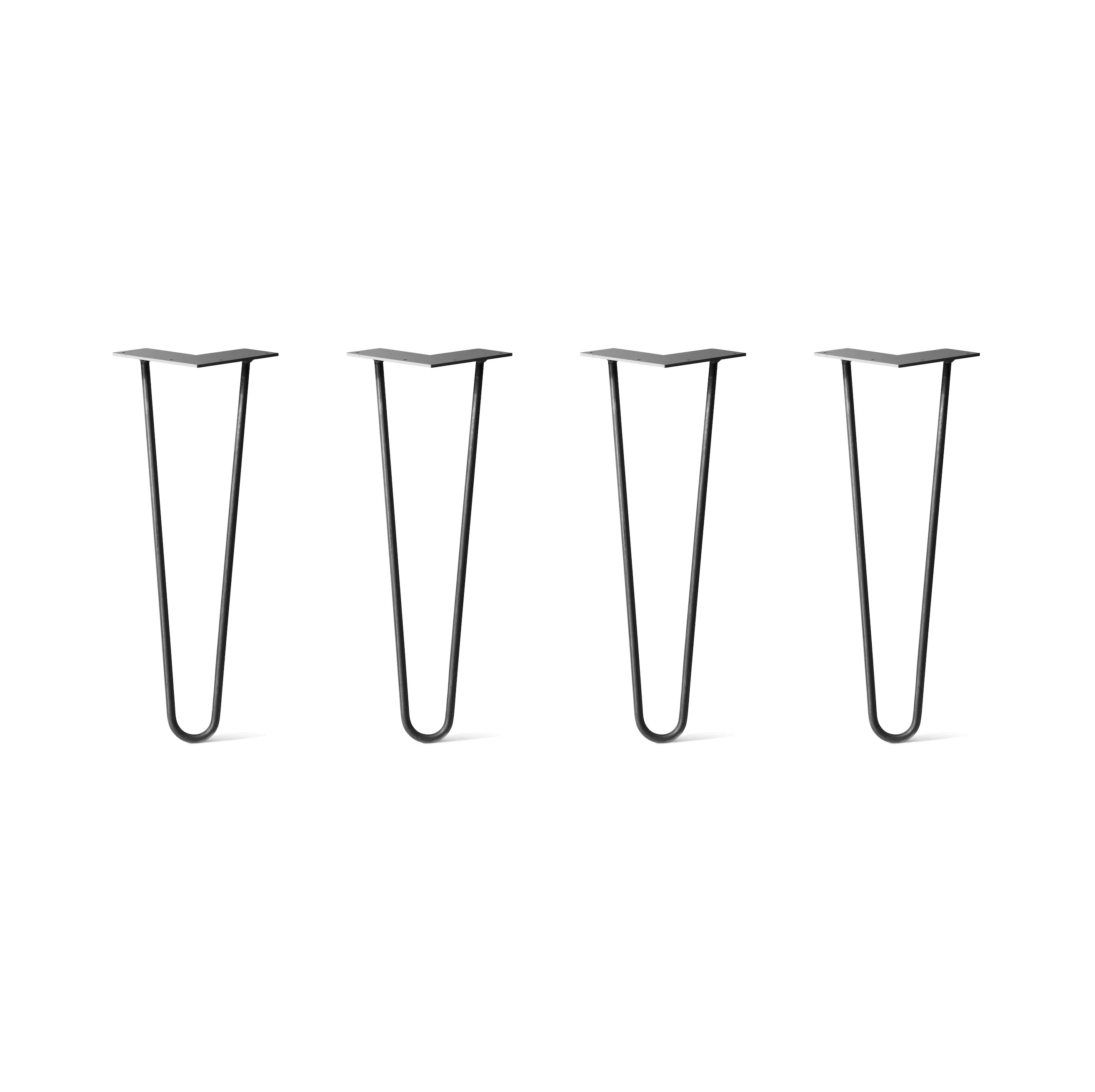 Set of 4 Hairpin Legs, 2-Rod Design
