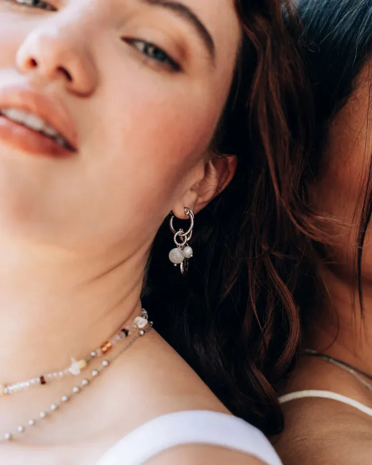 Silver Citalis Hoops