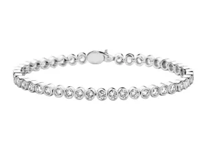 Silver Tennis Sparkling Bracelet