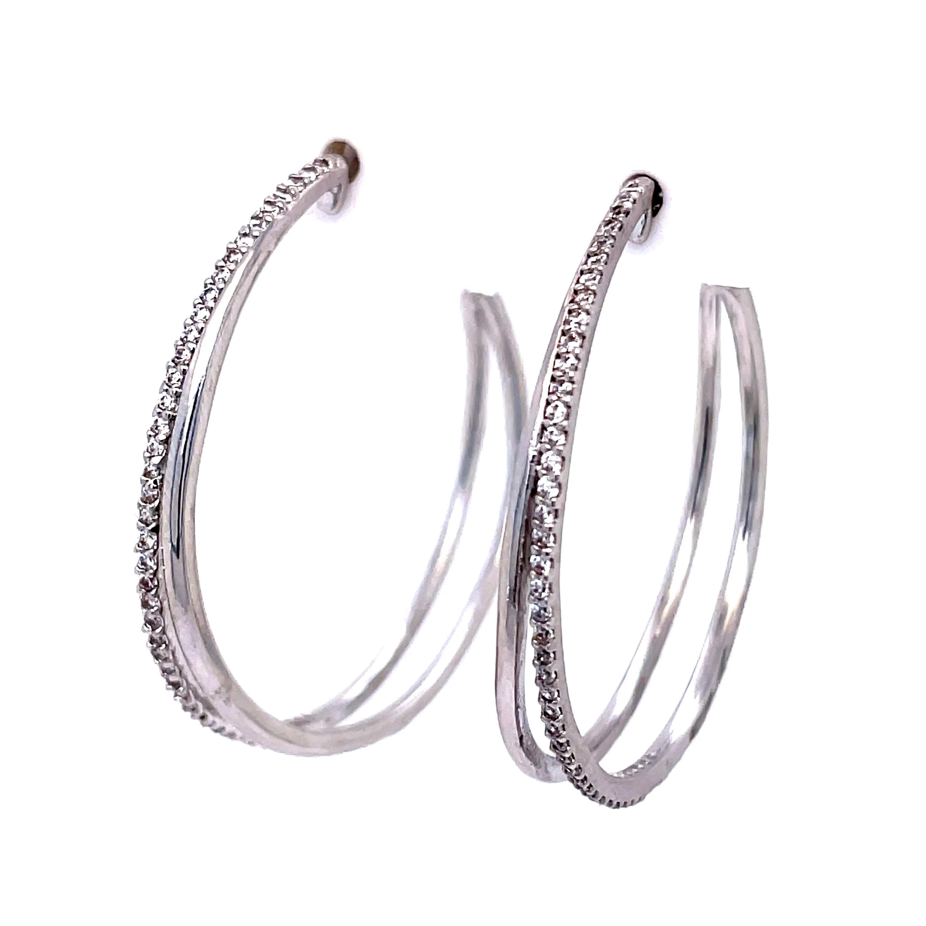 Split Hoop Earrings