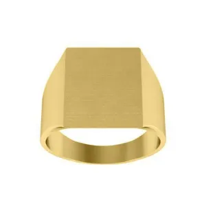 Square Signet Ring for Large Three Letter Monogram