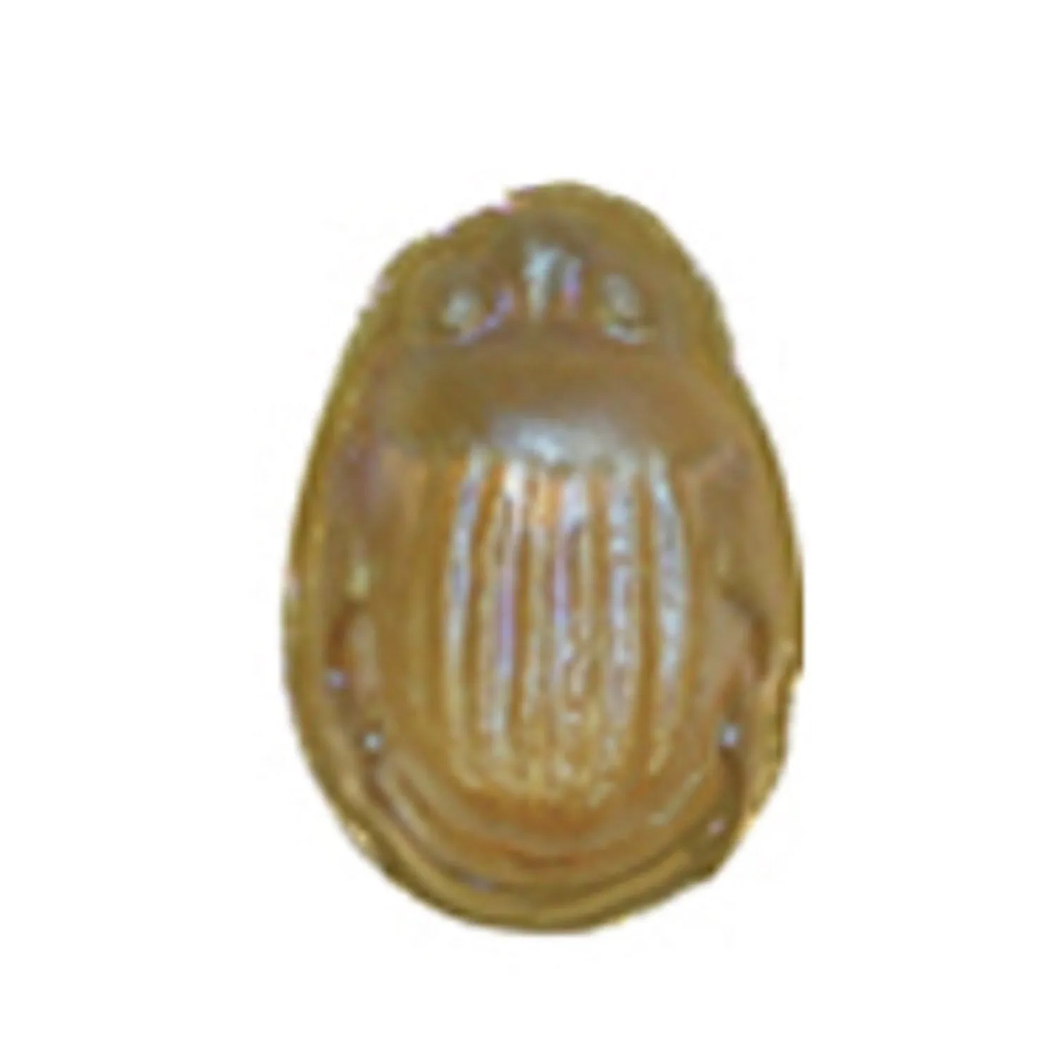 Stained Glass Jewels - Scarab Large Light Amber