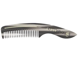 Suavecito Deluxe Black Handle Beard Comb