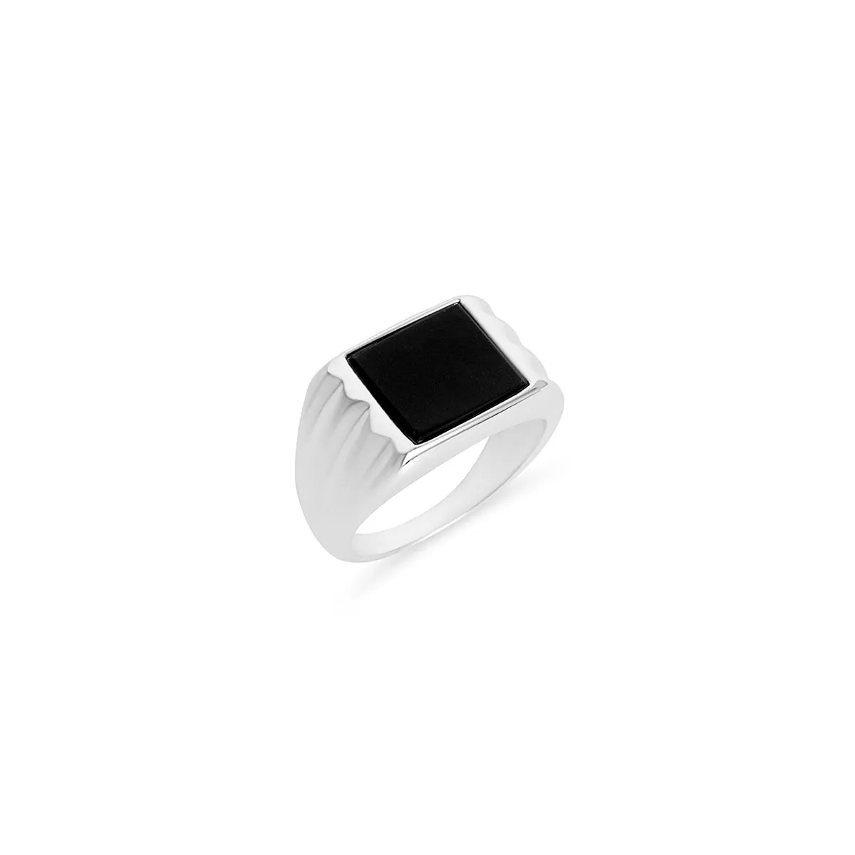 THE COLORED STONE SQUARE SIGNET RING