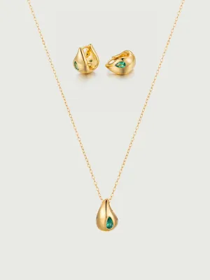 The Pear Cut Emerald Set