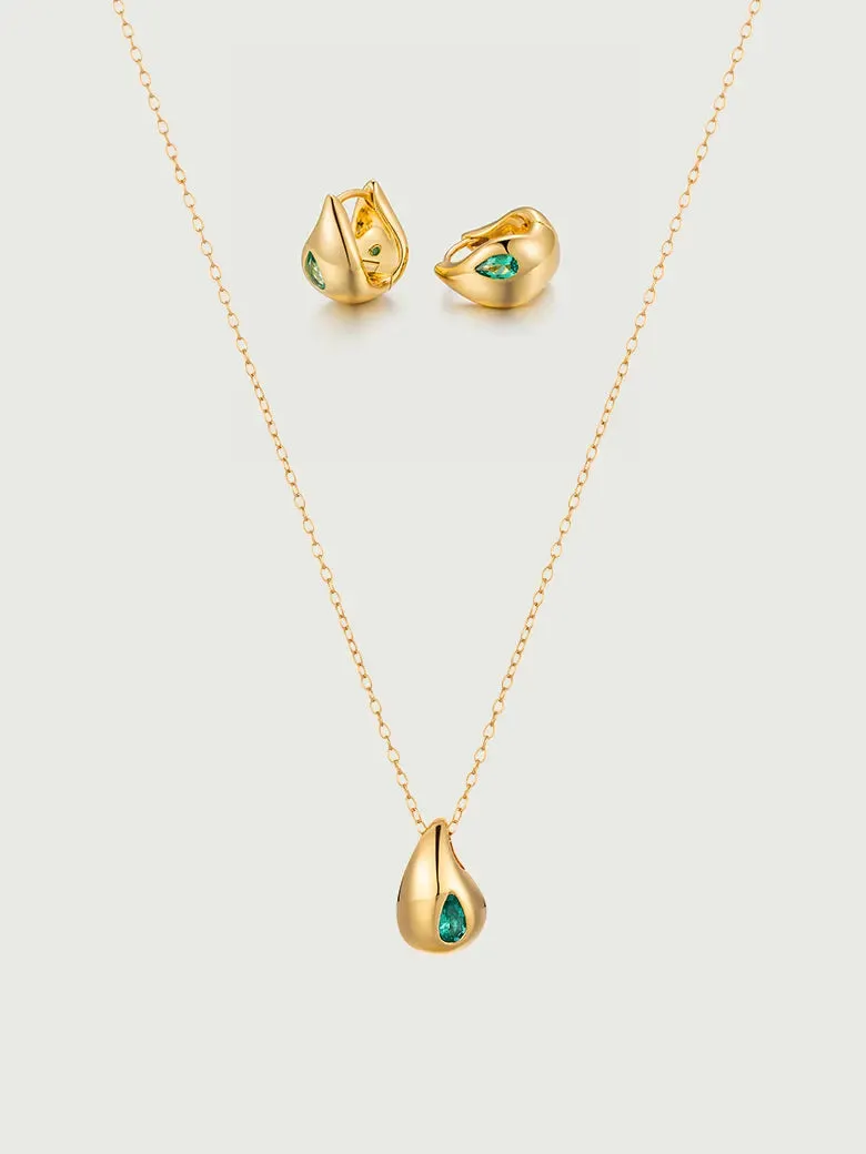 The Pear Cut Emerald Set