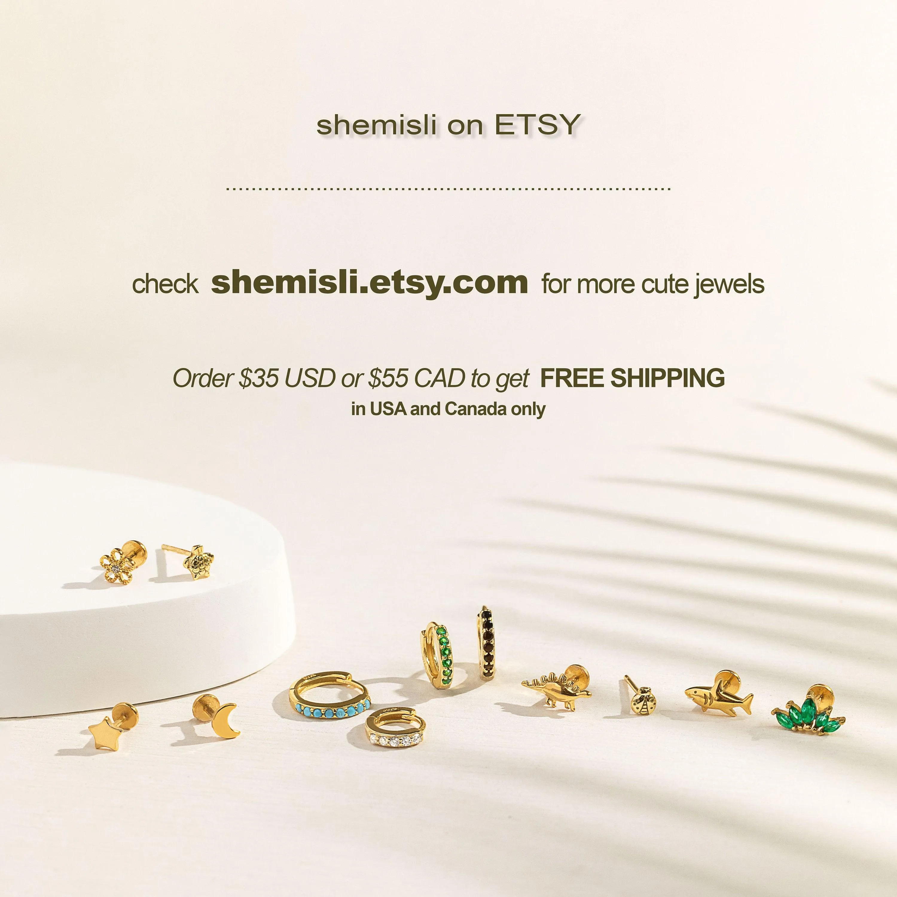 Thick CZ Hoop Earrings, Huggies, Gold, Silver SHEMISLI - SH254, SH255, SH256