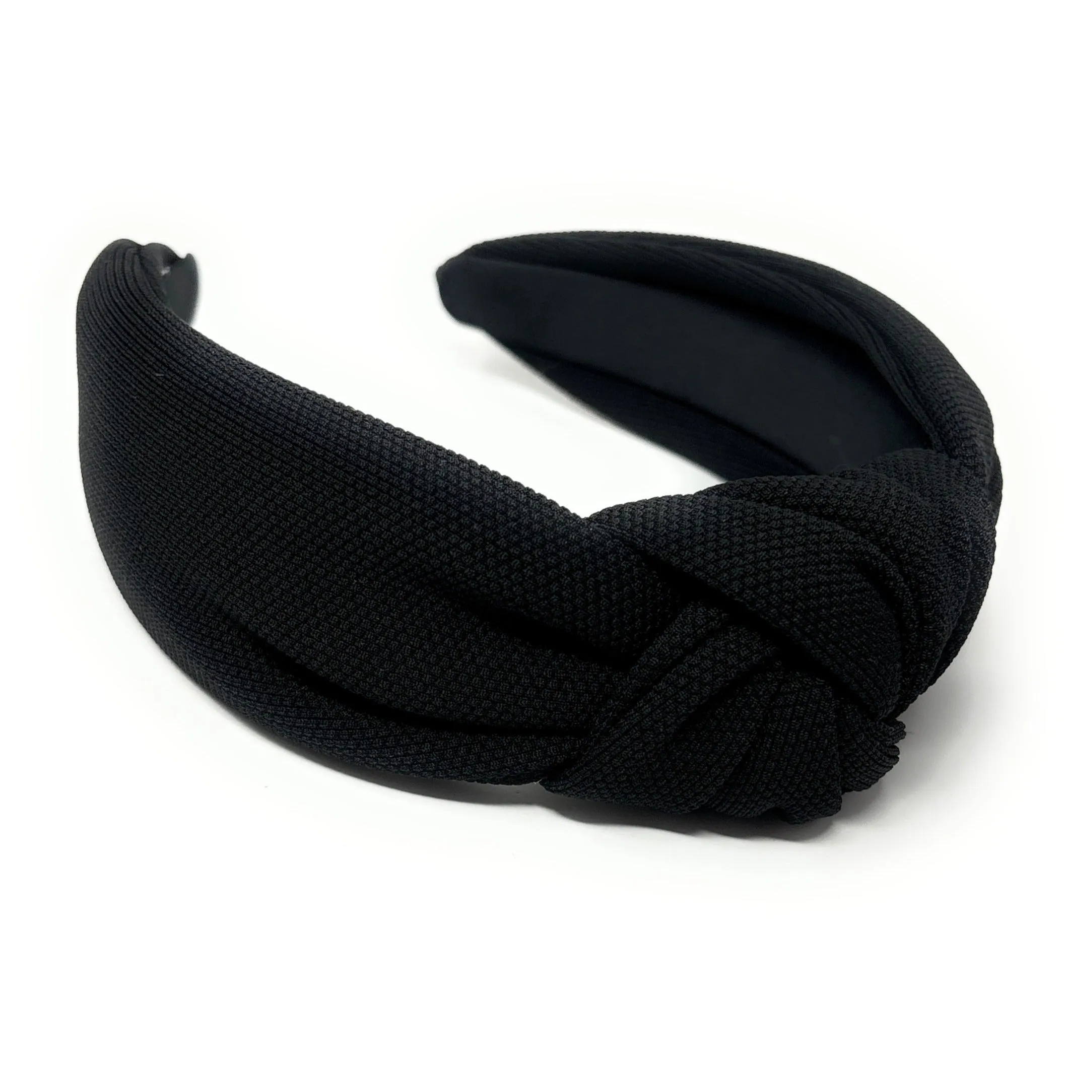 Tina Black Knotted Headband