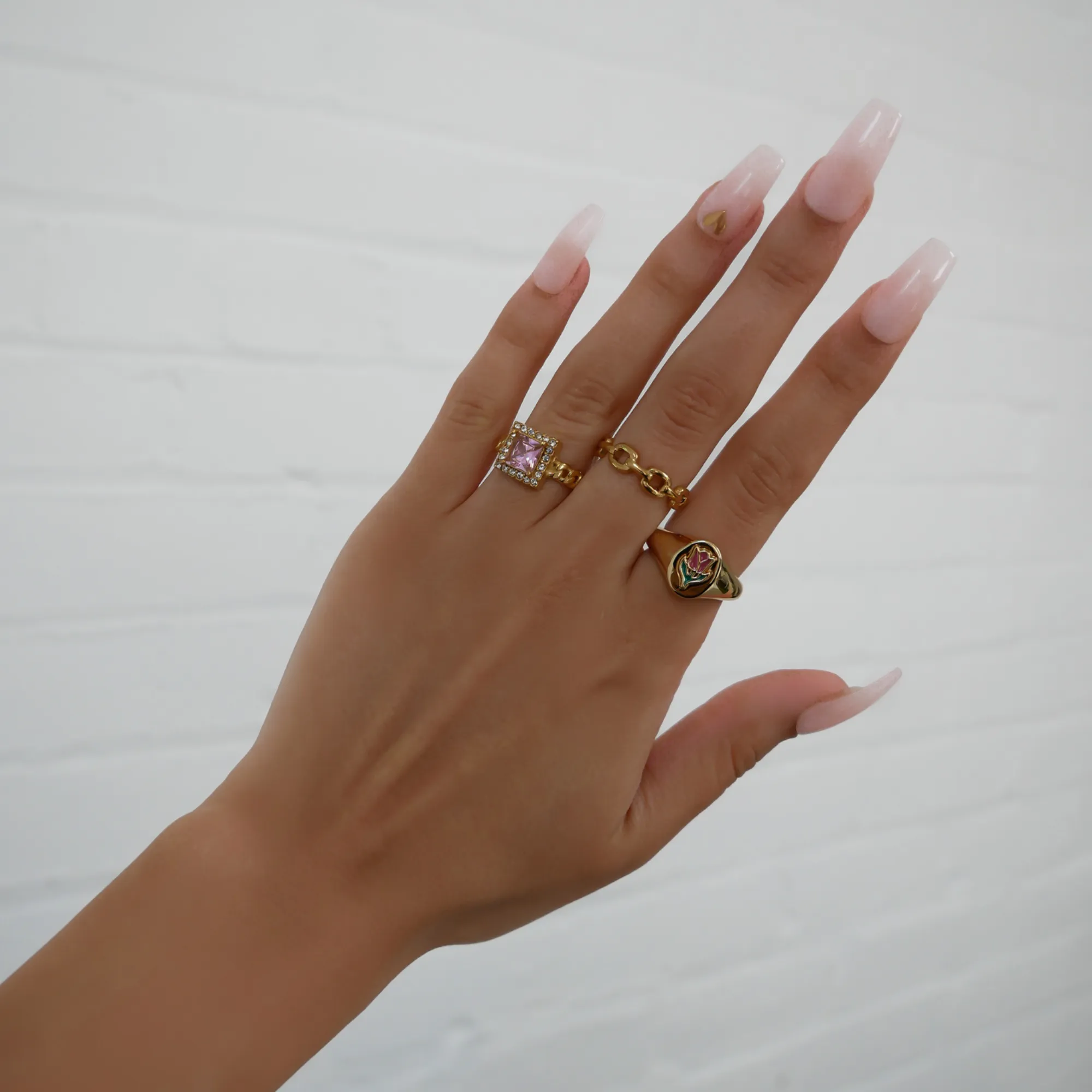 Tulip Signet Ring