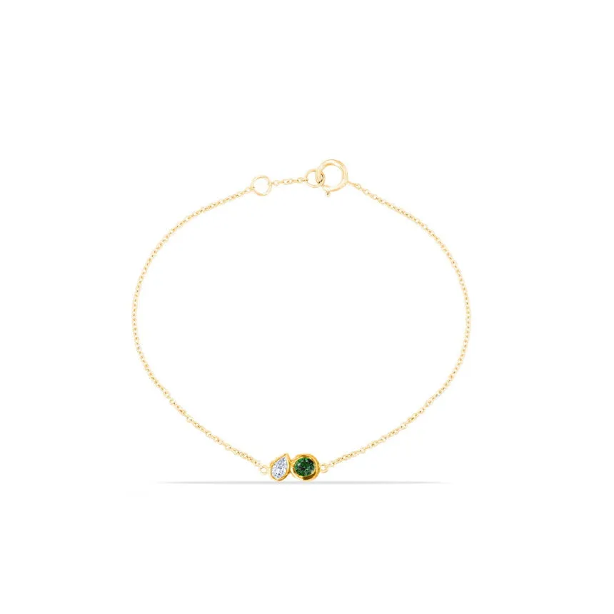 Two Birthstone Bracelet