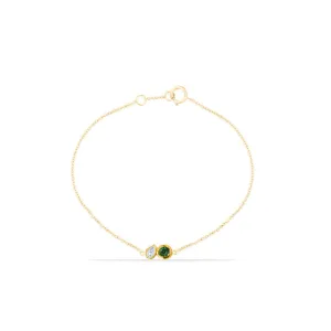 Two Birthstone Bracelet
