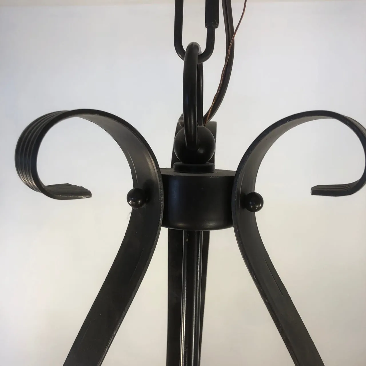 Uttermost Chandelier, Hanging Light, Black, 6- Arm