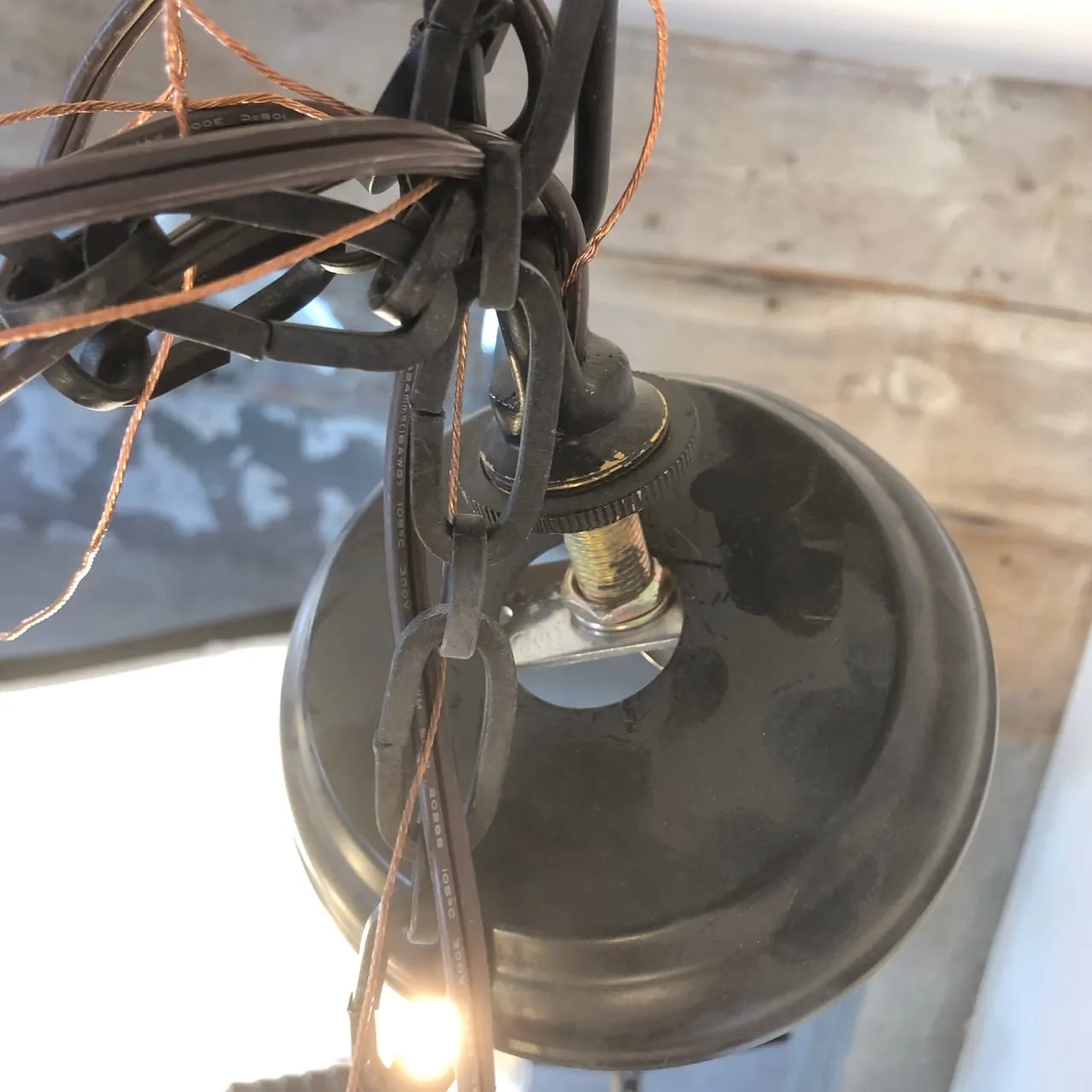 Uttermost Chandelier, Hanging Light, Black, 6- Arm