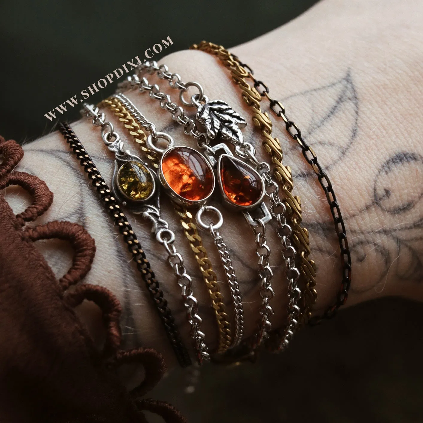 Vintage Reworked | Sweet Autumn Tears Bracelet