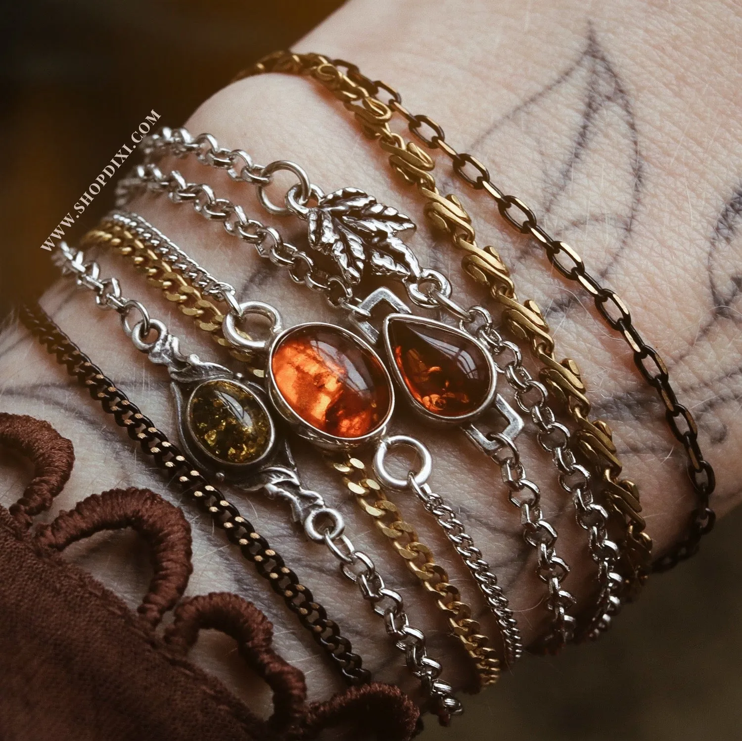 Vintage Reworked | Sweet Autumn Tears Bracelet