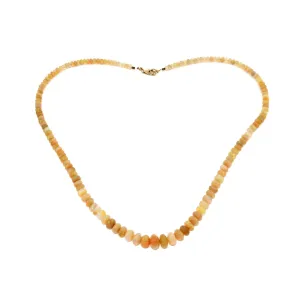 Welo Opal Beaded Necklace x 10k Gold
