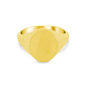 Women's Oval Signet Ring - Medium