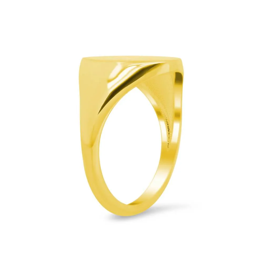 Women's Oval Signet Ring - Medium