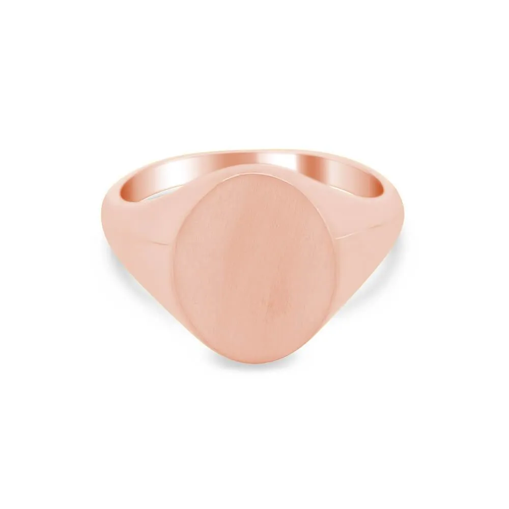 Women's Oval Signet Ring - Medium