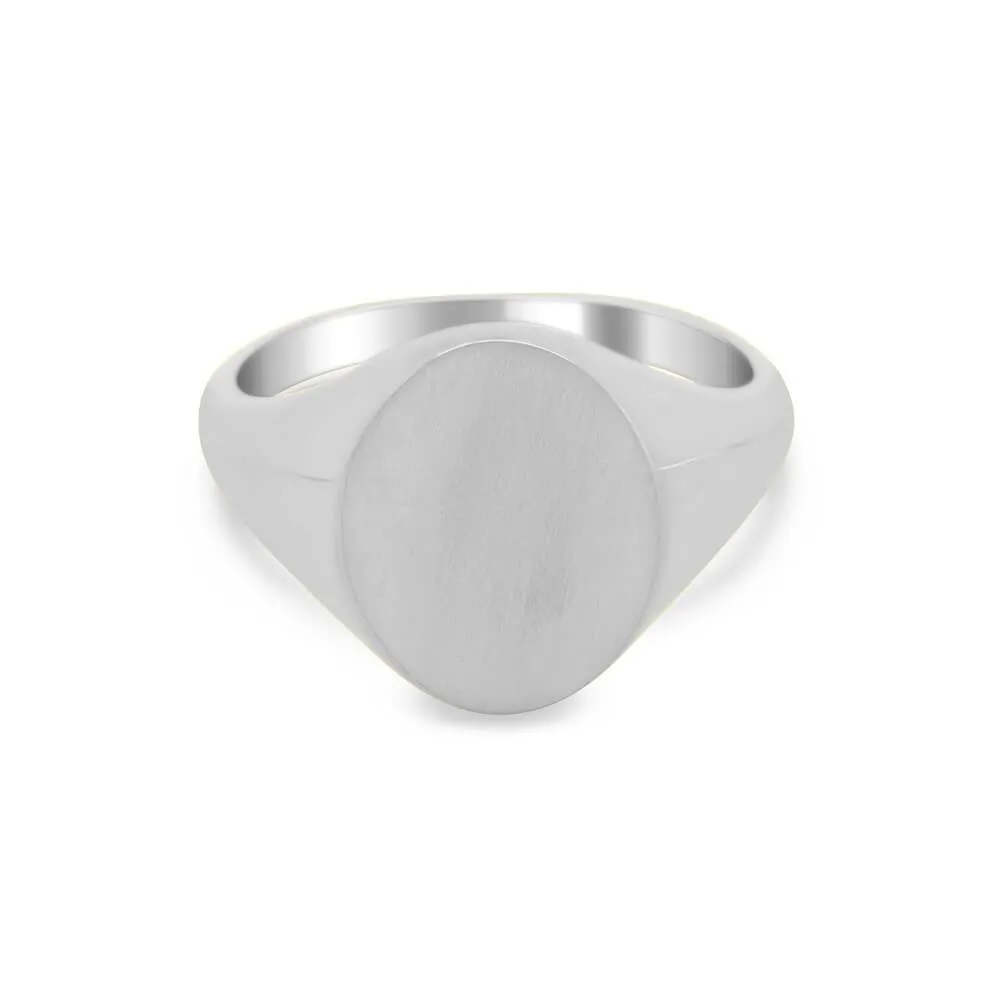 Women's Oval Signet Ring - Medium