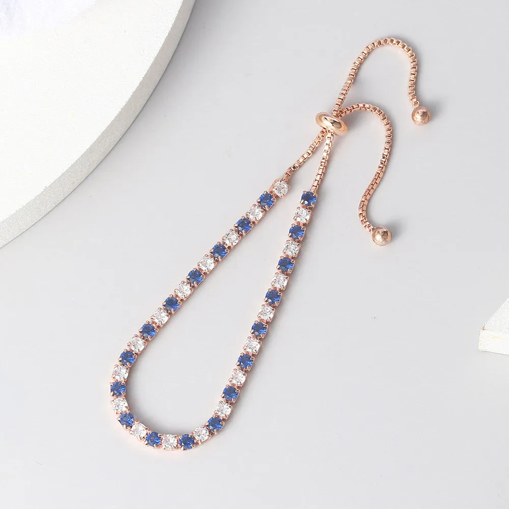 Women's Popular Zirconia Adjustable Pull Bracelet
